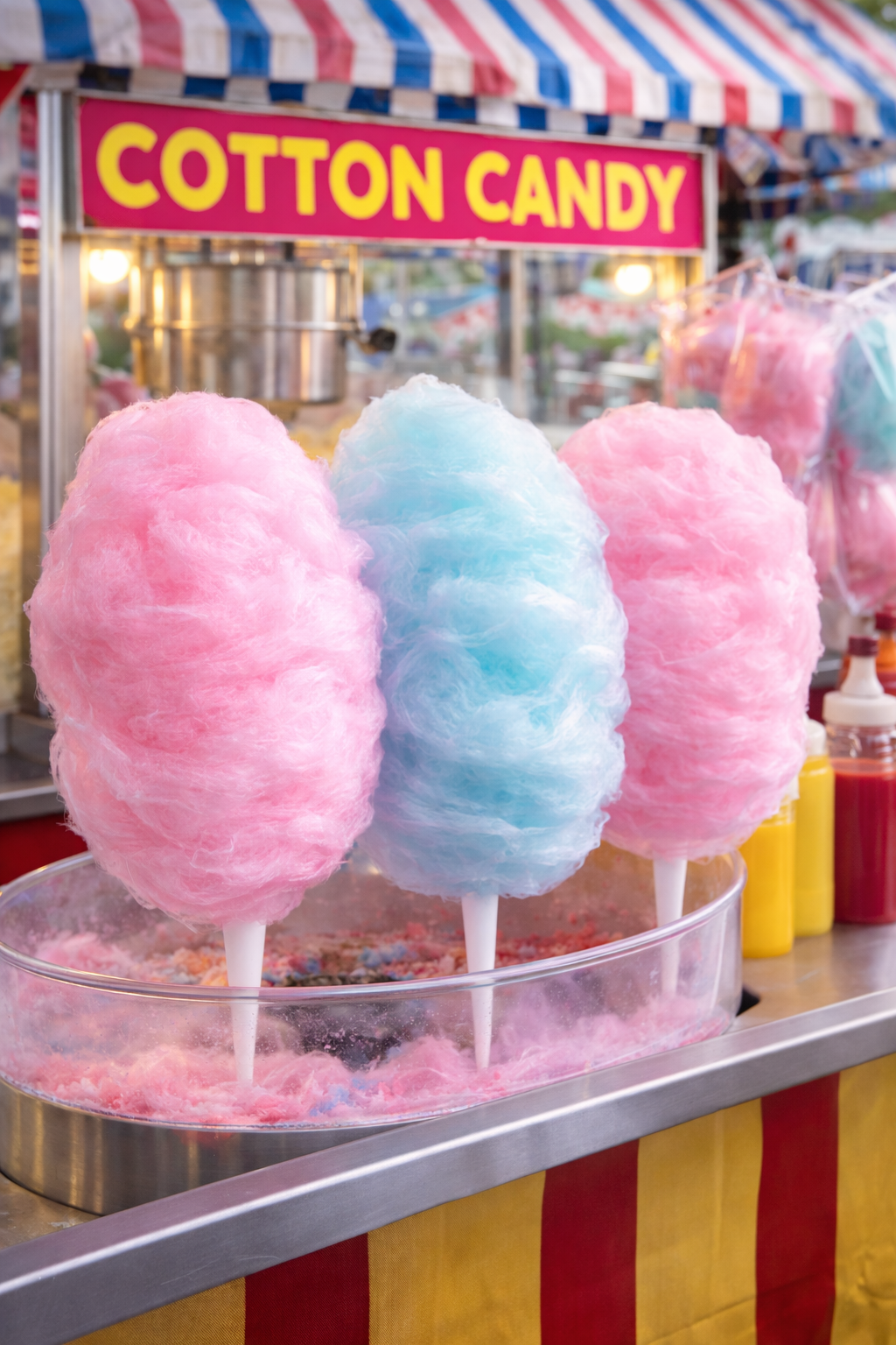 Cotton candy food truck and concession stand in Green Bay Wisconsin for festivals, company picnics and corporate events